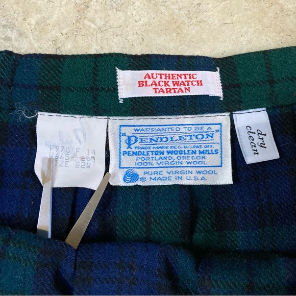Vintage Pendleton Blazer & Skirt Set Plaid Virgin Wool Women's 2-Set - Picture 10 of 14